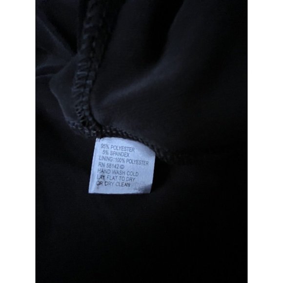 Muse for Boston Proper Black Jersey Knit Dress Gathered & Draped 4 NWT - Picture 6 of 6